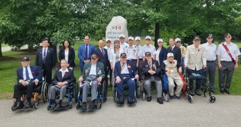 73주년 캐나다의 한국전 참전용사의 날(7·27 휴전협정 기념일) 헌화식  2026년